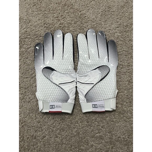 Auburn University Under Armour Team Issued Gloves Sz XXL Gloves Size Runs Small - Picture 2 of 2